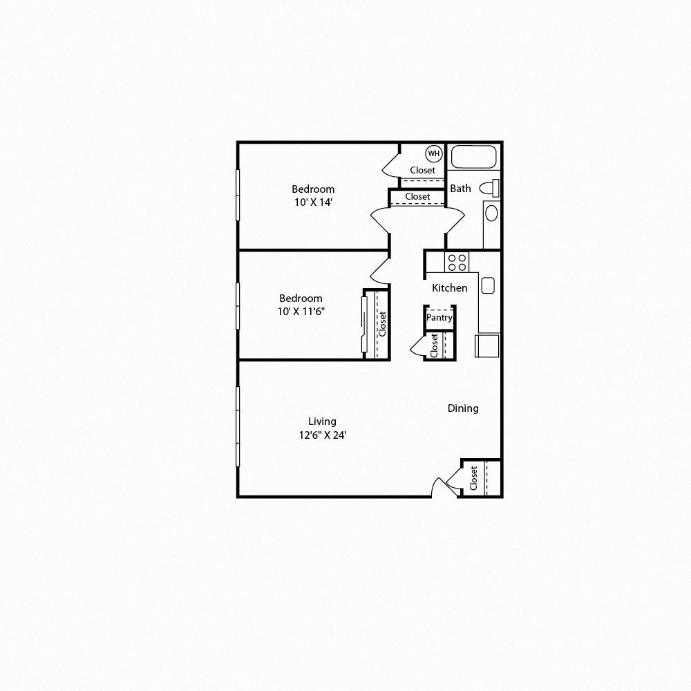 2x2 Crown Village Floor PLan 2x2 Crown Village Floor PLan